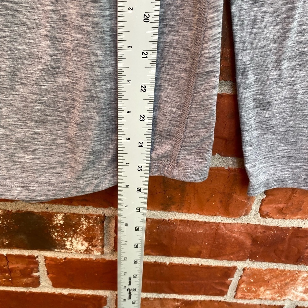 Lucy Womens Medium Heathered Gray Basic Base Laye… - image 7